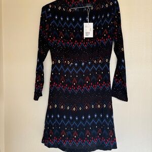 & other stories long sleeve mini dress women size 6, brand new
